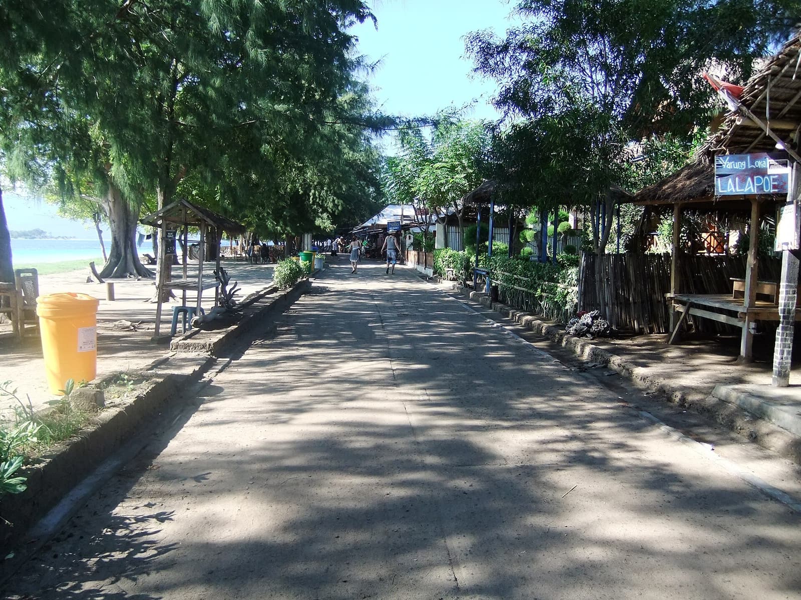 Main street Gili Trawangan